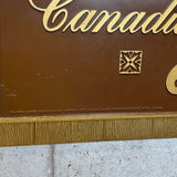 ヴィンテージクロック　【Canadian Club（カナディアンクラブ）】　壁掛け時計