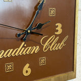 ヴィンテージクロック　【Canadian Club（カナディアンクラブ）】　壁掛け時計