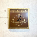 ヴィンテージクロック　【Canadian Club（カナディアンクラブ）】　壁掛け時計