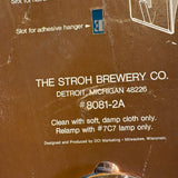 電飾看板　【Stroh's Beer（ストローズ・ビール）】　ポルタホールモチーフ　ヴィンテージサインライト