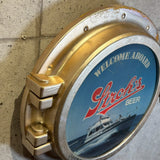 電飾看板　【Stroh's Beer（ストローズ・ビール）】　ポルタホールモチーフ　ヴィンテージサインライト