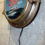 電飾看板　【Stroh's Beer（ストローズ・ビール）】　ポルタホールモチーフ　ヴィンテージサインライト