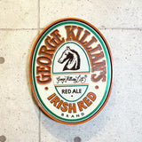 ヴィンテージ看板　【George Killian's Irish Red Ale（ジョージ・キリアンズ・アイリッシュ・レッド）】　ヴィンテージサイン　1986年製