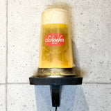 電飾看板　【Schaefer Ber(シェーファービール) 】　ビール型ライト　サインライト