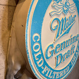 大型看板　【Miller Genuine Draft】　ヴィンテージサイン　立体看板