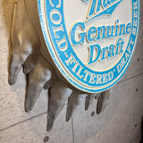 大型看板　【Miller Genuine Draft】　ヴィンテージサイン　立体看板