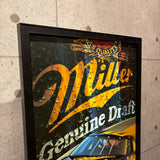 電飾看板　【Miller Genuine Draft×NASCAR】　ウォールサイン