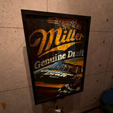 電飾看板　【Miller Genuine Draft×NASCAR】　ウォールサイン