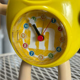 アラームクロック 【M&M'S（エムアンドエムズ）】　YELLOW 目覚まし時計 音声ギミック付き