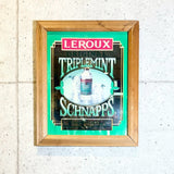 パブミラー　【Leroux（レル―）】　ヴィンテージミラー