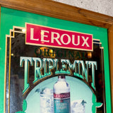 パブミラー　【Leroux（レル―）】　ヴィンテージミラー