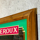 パブミラー　【Leroux（レル―）】　ヴィンテージミラー