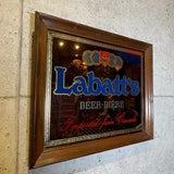 パブミラー　【Labatt's（ラバット）】　ヴィンテージミラー