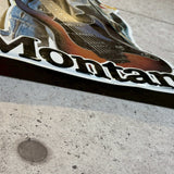 ヴィンテージ看板　【Montana（モンタナ】　スチールサイン