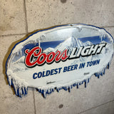 ヴィンテージ看板　【Coors（クアーズ）】　スチールサイン
