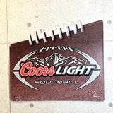 ヴィンテージ看板　【Coors（クアーズ）】　スチールサイン　NFL