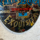 パブミラー　【Carta Blanca（カルタ・ブランカ）】　ヴィンテージミラー