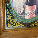 パブミラー　【Schlitz（シュリッツ）】　ヴィンテージミラー