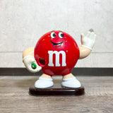 ヴィンテージディスペンサー　【M&M's】　キャンディディスペンサー　フィギュア　クラシックデザイン　レッド