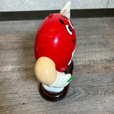 ヴィンテージディスペンサー　【M&M's】　キャンディディスペンサー　フィギュア　クラシックデザイン　レッド
