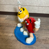 ヴィンテージディスペンサー　【M&M's】　キャンディディスペンサー　イエロー　レッド