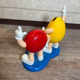 ヴィンテージディスペンサー　【M&M's】　キャンディディスペンサー　イエロー　レッド