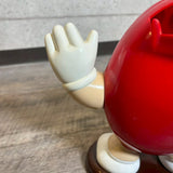 ヴィンテージディスペンサー　【M&M's】　キャンディディスペンサー　フィギュア　クラシックデザイン　レッド