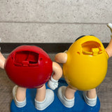 ヴィンテージディスペンサー　【M&M's】　キャンディディスペンサー　イエロー　レッド