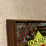 ヴィンテージパブミラー　【DOS EQUIS / XX】　ライト付き