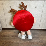 ぬいぐるみ　【M&M's】　キャラクタードール　ビッグサイズ　クリスマスデザイン