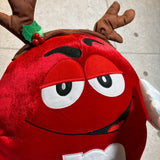 ぬいぐるみ　【M&M's】　キャラクタードール　ビッグサイズ　クリスマスデザイン