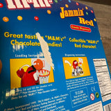 ディスペンサー　【M&M's】　キャンディディスペンサー　フィギュア　箱付き　バスケットボールデザイン　レッド
