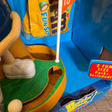 ディスペンサー　【M&M's】　キャンディディスペンサー　フィギュア　箱付き　ゴルフデザイン　ブルー