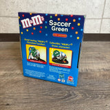 ディスペンサー　【M&M's】　キャンディディスペンサー　フィギュア　箱付き　サッカーデザイン　グリーン