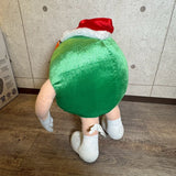 ぬいぐるみ【M&M's】　キャラクタードール　ビッグサイズ　クリスマスデザイン
