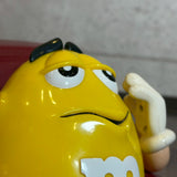 ディスペンサー　【M&M's】　キャンディディスペンサー　フィギュア　リラックスデザイン　イエロー