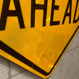 ロードサイン　【SPEED HUMPS AHEAD】　ヴィンテージ道路標識