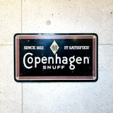 ブリキ看板　【Copenhagen SNUFF（コペンハーゲン・スナッフ）】　タバコサイン