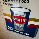 ヴィンテージ看板　【Amalie Oil Company（アマリー・オイル・カンパニー）】　スチールサイン