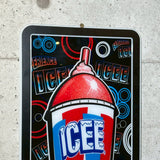 アクリル看板　【ICEE（アイシー)】　ヴィンテージサイン