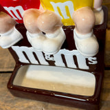 ディスペンサー 【M&M's（エムアンドエムズ）】 イエロー＆レッド 陶器ディスペンサー