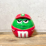 クッキージャー 【M&M's（エムアンドエムズ）】 グリーン ウェイトレス 陶器ジャー GALERIE社製