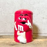 クッキージャー 【M&M's（エムアンドエムズ）】 レッド キャラクター 陶器ジャー GALERIE社製 2002年