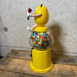 ディスペンサー 【M&M's（エムアンドエムズ）】 イエロー ローズ ガムボールマシンデザイン