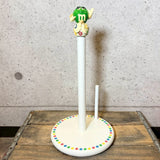 ペーパーホルダー 【M&M's（エムアンドエムズ）】 グリーン キッチンペーパーホルダー 箱付き