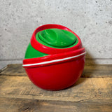 クッキージャー 【M&M's（エムアンドエムズ）】 グリーン ウェイトレス 陶器ジャー GALERIE社製