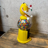 ディスペンサー 【M&M's（エムアンドエムズ）】 イエロー ローズ ガムボールマシンデザイン