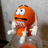 ディスペンサー 【M&M's（エムアンドエムズ）】 オレンジ ガムボールマシンデザイン