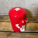 クッキージャー 【M&M's（エムアンドエムズ）】 レッド キャラクター 陶器ジャー GALERIE社製 2002年