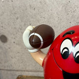 ディスペンサー 【M&M's（エムアンドエムズ）】 レッド アメリカンフットボールデザイン